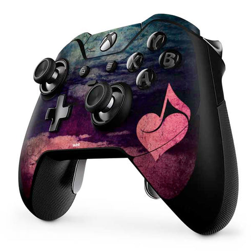 Rustic Musical Heart Xbox One Elite Controller Skin