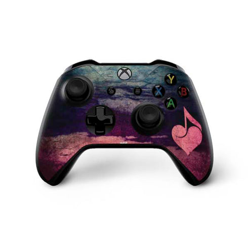 Rustic Musical Heart Xbox One X Controller Skin