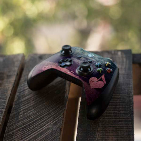 Rustic Musical Heart Xbox One X Controller Skin