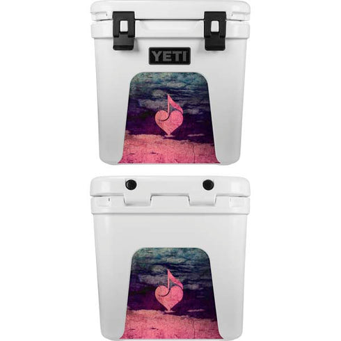 Rustic Musical Heart YETI Roadie 24 Hard Cooler Skin