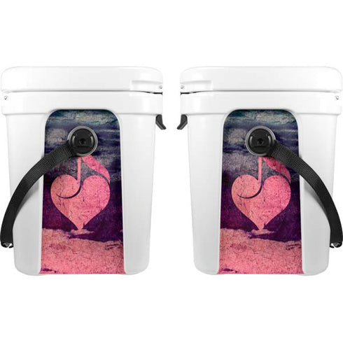 Rustic Musical Heart YETI Roadie 24 Hard Cooler Skin