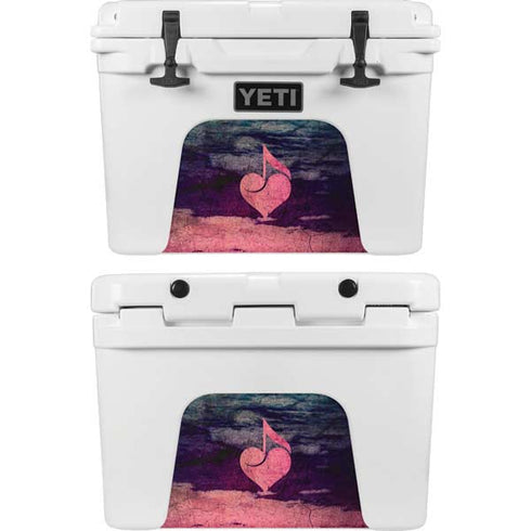 Rustic Musical Heart YETI Tundra 35 Hard Cooler Skin