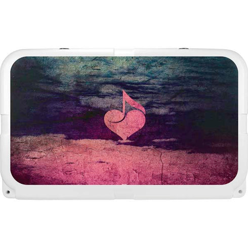 Rustic Musical Heart YETI Tundra 45 Hard Cooler Skin
