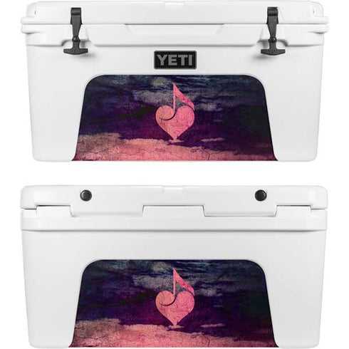 Rustic Musical Heart YETI Tundra 75 Hard Cooler Skin