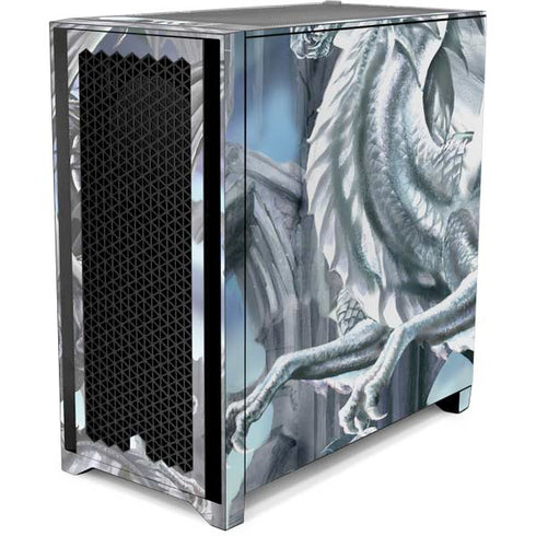 Ruth Thompson Ruth Thompson Checkmate Dragons Corsair 4000D Tempered Glass Mid-Tower ATX Case Skin