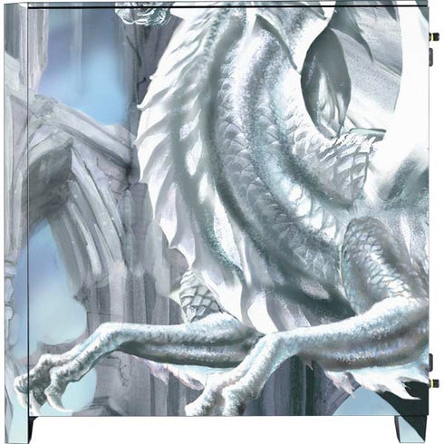 Ruth Thompson Ruth Thompson Checkmate Dragons Corsair 4000D Tempered Glass Mid-Tower ATX Case Skin