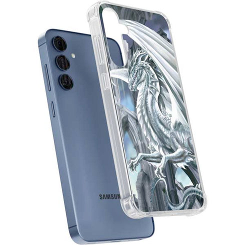 Ruth Thompson Checkmate Dragons by Ruth Thompson Galaxy S24 Clear Case