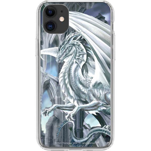 Ruth Thompson Checkmate Dragons by Ruth Thompson iPhone 11 Clear Case