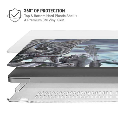 Ruth Thompson Checkmate Dragons by Ruth Thompson MacBook Pro 16in (2021-25) Case plus Skin