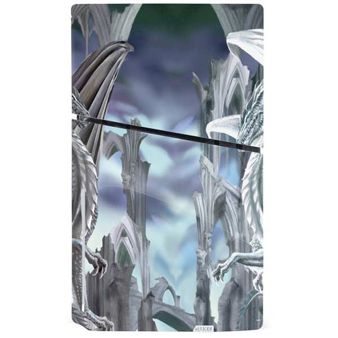 Ruth Thompson Checkmate Dragons by Ruth Thompson PS5 Slim Disk Bundle Skin