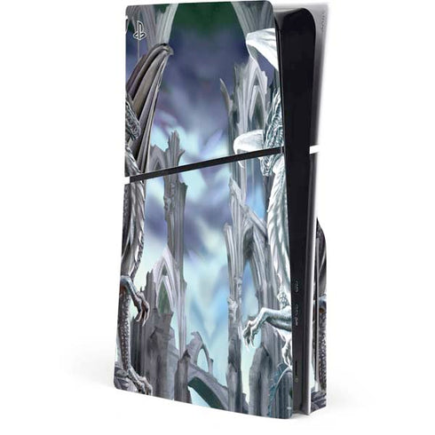 Ruth Thompson Checkmate Dragons by Ruth Thompson PS5 Slim Disk Console Skin