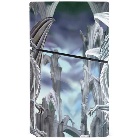 Ruth Thompson Checkmate Dragons by Ruth Thompson PS5 Slim Disk Console Skin