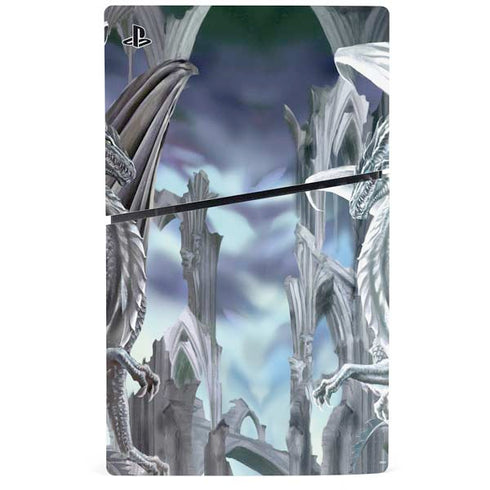 Ruth Thompson Checkmate Dragons by Ruth Thompson PS5 Slim Digital Edition Bundle Skin
