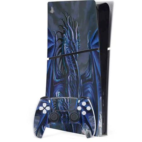 Ruth Thompson Dark Dragon by Ruth Thompson PS5 Slim Digital Edition Console Skin