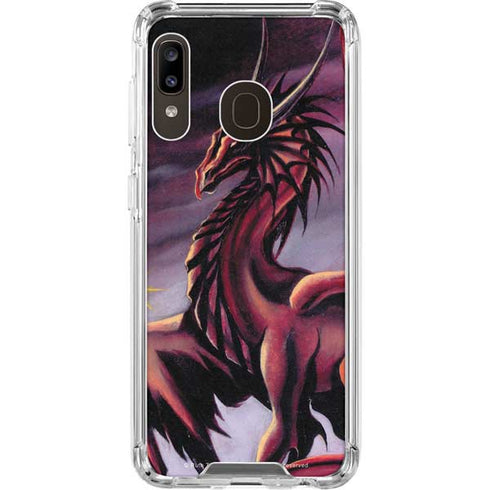 Ruth Thompson Ruth Thompson Red Dragon Galaxy A30 Clear Case