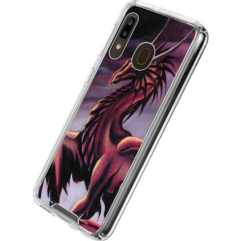 Ruth Thompson Ruth Thompson Red Dragon Galaxy A30 Clear Case