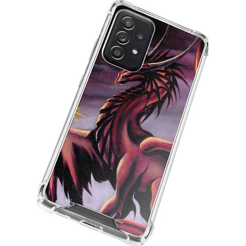 Ruth Thompson Ruth Thompson Red Dragon Galaxy A72 5G Clear Case