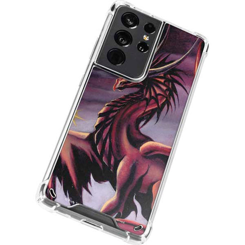 Ruth Thompson Ruth Thompson Red Dragon Galaxy S21 Ultra 5G Clear Case