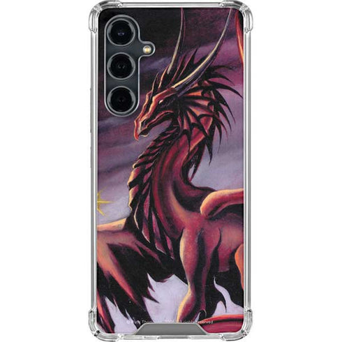 Ruth Thompson Red Dragon by Ruth Thompson Galaxy S23 FE Clear Case
