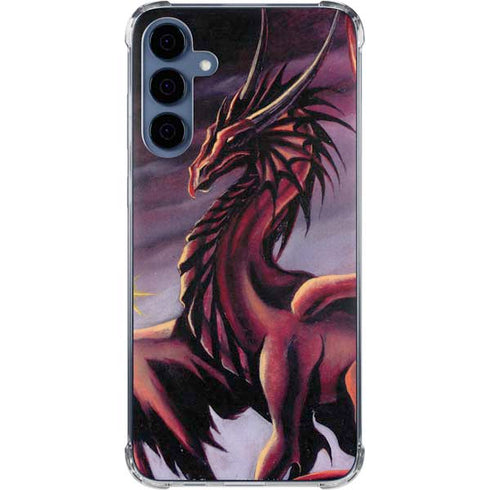 Ruth Thompson Red Dragon by Ruth Thompson Galaxy S24 Clear Case