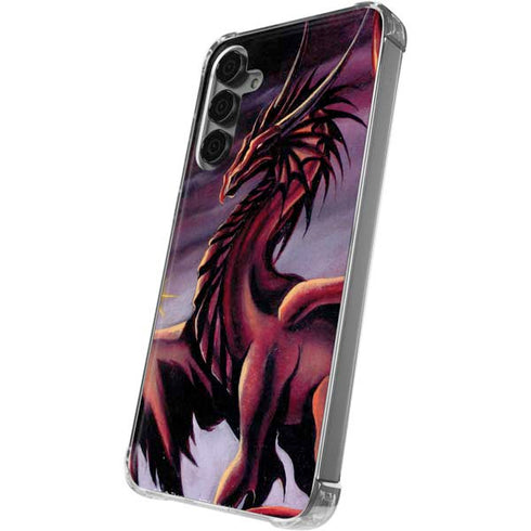 Ruth Thompson Red Dragon by Ruth Thompson Galaxy S24 Plus Clear Case