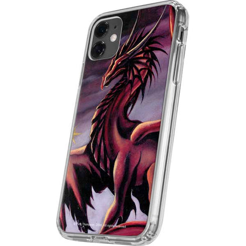 Ruth Thompson Red Dragon by Ruth Thompson iPhone 11 Clear Case