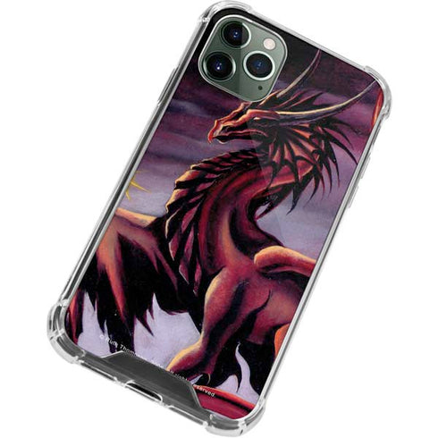 Ruth Thompson Red Dragon by Ruth Thompson iPhone 11 Pro Max Clear Case