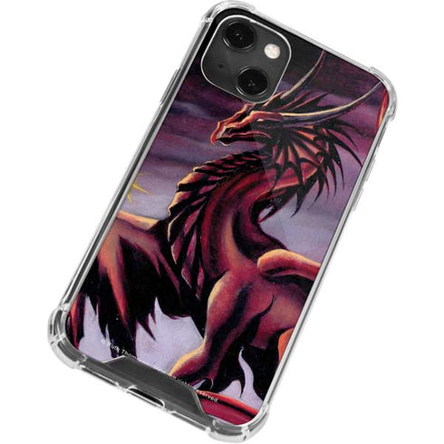 Ruth Thompson Red Dragon by Ruth Thompson iPhone 15 Plus Clear Case