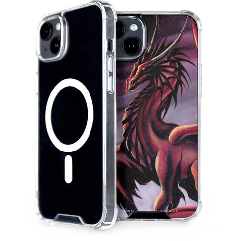 Ruth Thompson Red Dragon by Ruth Thompson iPhone 15 Plus MagSafe Case