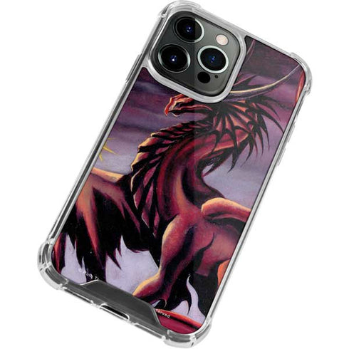 Ruth Thompson Red Dragon by Ruth Thompson iPhone 15 Pro Clear Case