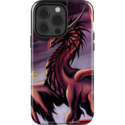 Ruth Thompson Red Dragon by Ruth Thompson iPhone 15 Pro Impact Case