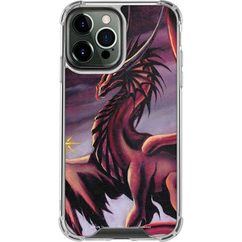 Ruth Thompson Red Dragon by Ruth Thompson iPhone 15 Pro Max Clear Case