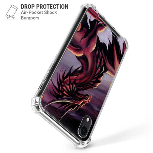 Ruth Thompson Red Dragon by Ruth Thompson iPhone XR Clear Case