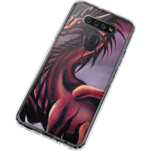 Ruth Thompson Red Dragon by Ruth Thompson LG K51/Q51 Clear Case