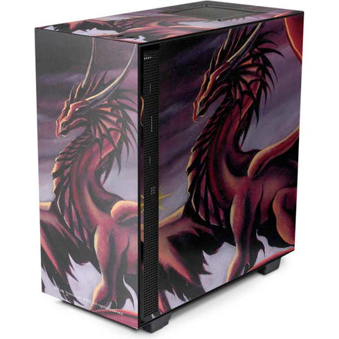 Ruth Thompson Ruth Thompson Red Dragon NZXT H510 Compact ATX Mid-Tower Case Skin