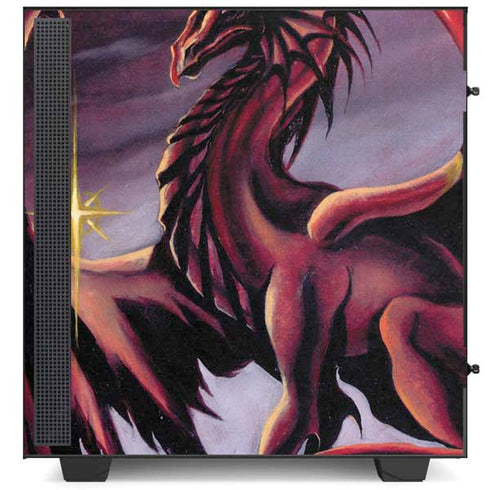 Ruth Thompson Ruth Thompson Red Dragon NZXT H510 Compact ATX Mid-Tower Case Skin
