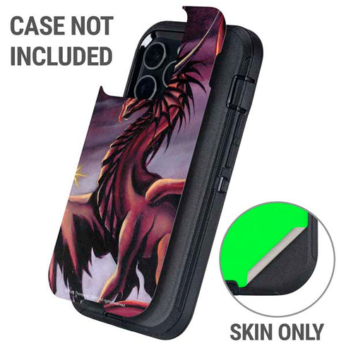 Ruth Thompson Red Dragon by Ruth Thompson Otterbox Defender iPhone Skin