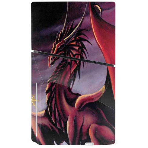 Ruth Thompson Red Dragon by Ruth Thompson PS5 Slim Disk Console Skin