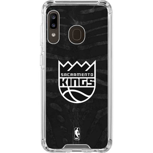 NBA Sacramento Kings Animal Print Galaxy A30 Clear Case