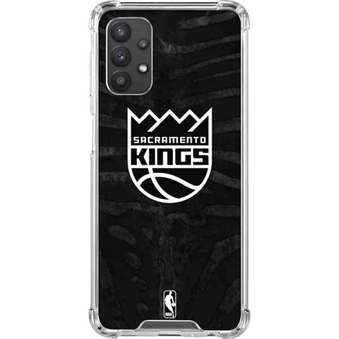 NBA Sacramento Kings Animal Print Galaxy A32 5G Clear Case