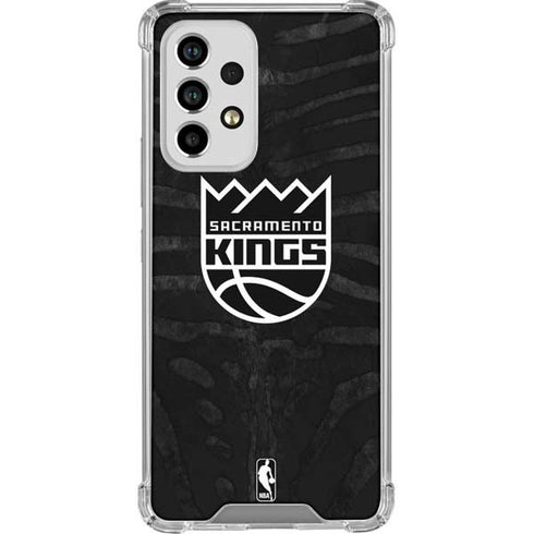 NBA Sacramento Kings Animal Print Galaxy A33 5G Clear Case