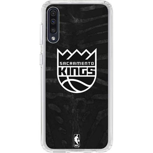NBA Sacramento Kings Animal Print Galaxy A50 Clear Case