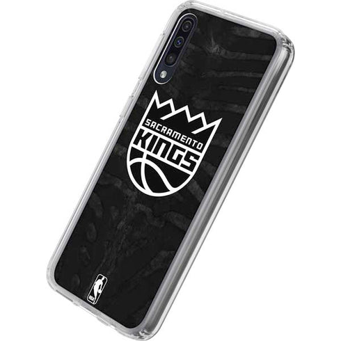 NBA Sacramento Kings Animal Print Galaxy A50 Clear Case