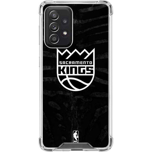 NBA Sacramento Kings Animal Print Galaxy A52 5G Clear Case