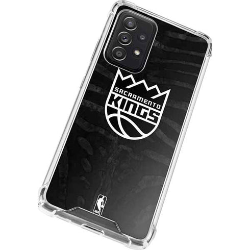 NBA Sacramento Kings Animal Print Galaxy A52 5G Clear Case