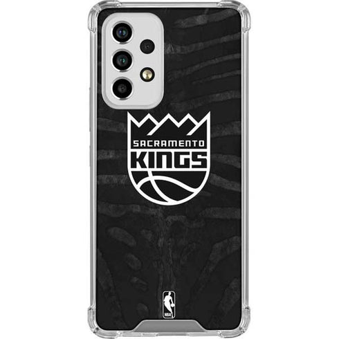 NBA Sacramento Kings Animal Print Galaxy A53 5G Clear Case