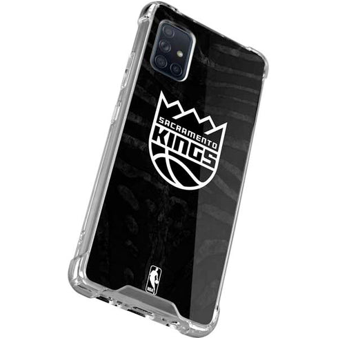 NBA Sacramento Kings Animal Print Galaxy A71 5G Clear Case