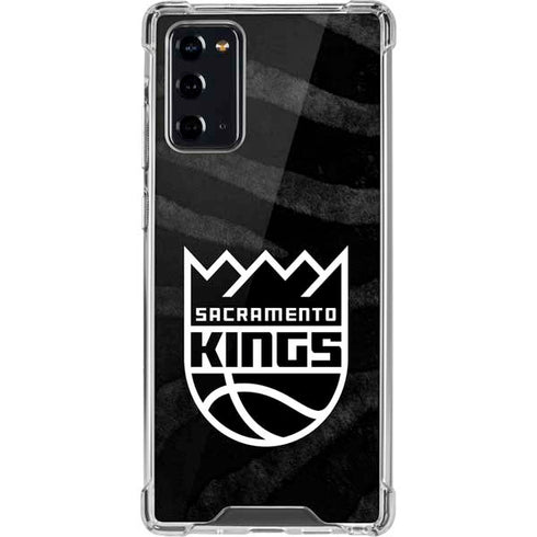 NBA Sacramento Kings Animal Print Galaxy Note20 5G Clear Case