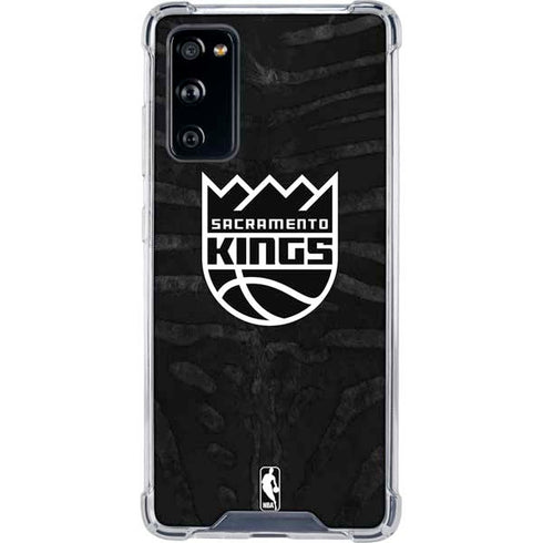 NBA Sacramento Kings Animal Print Galaxy S20 FE Clear Case