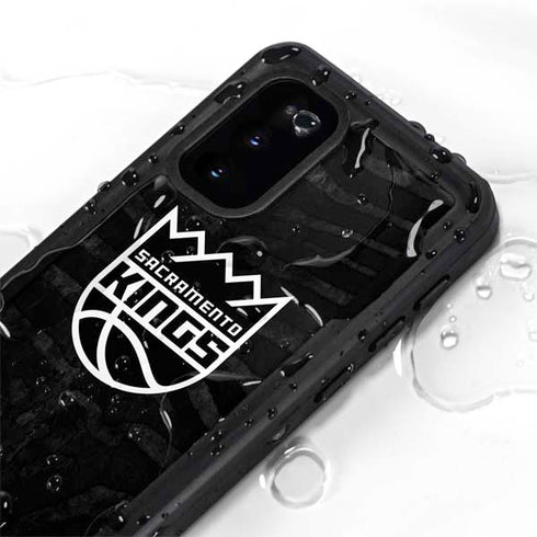 NBA Sacramento Kings Animal Print Galaxy S20 Waterproof Case